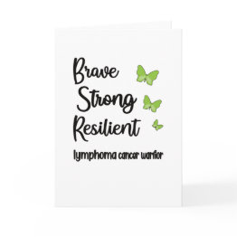 Small Lymphoma Warrior Hodgkins Lymphoma Cancer Survivor Invitations Front View