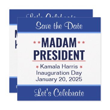 madam president kamala harris inauguration save the date