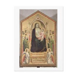Small Madonna And Child Enthroned, C.1300-03 (pre-restor Postinvitations Front View