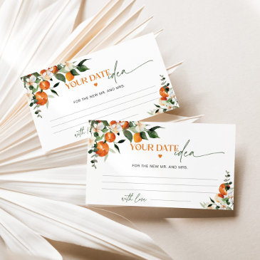 main squeeze citrus theme date night ideas enclosure invitations