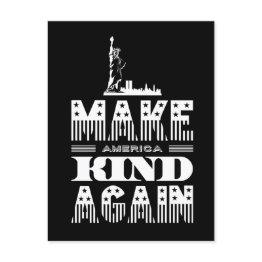 Small Make America Kind Again Protest Is Patriotic Postinvitations Front View