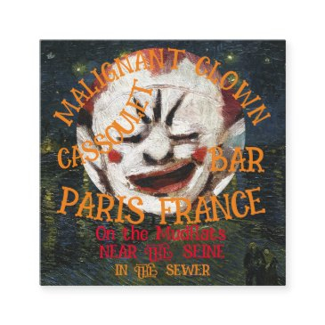 malignant clown cassoulet bar paris france enclosure invitations