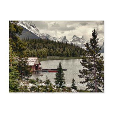 maligne lake boat shed jasper natn'l park postinvitations