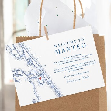 manteo nc outer banks wedding welcome itinerary thank you invitations