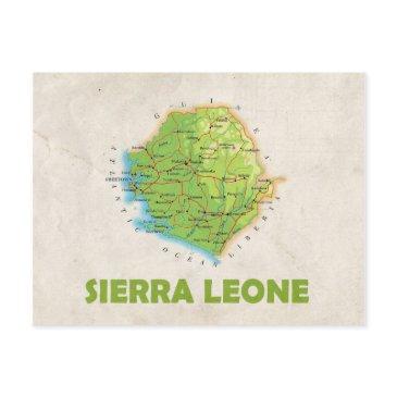 map postinvitations ♥ sierra leone