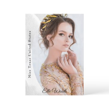 marble ice autograph invitations for pageants