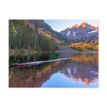 maroon bells alpen glow postinvitations