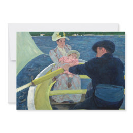 Small Mary Cassatt - The Boating Party Invitation Front View