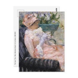 Small Mary Cassatt - The Cup Of Tea Postinvitations Front View