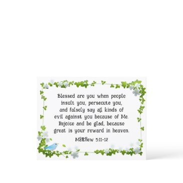 matthew 5:11-12 blessed are you beatitudes bible postinvitations