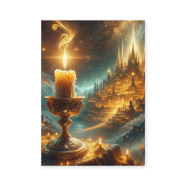 Small Matthew 5:14–16 Kjv Invitations - Let Your Light Shine Front View