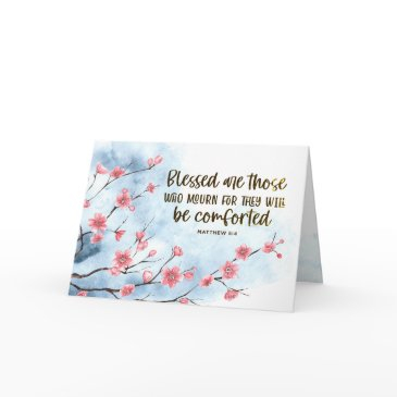 matthew 5:4 blessed are those who mourn sympathy invitations