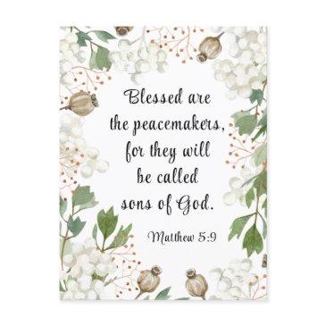 matthew 5 9 blessed are the peacemakers bible postinvitations