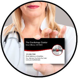 Small Medical Invitationsiology Theme Business Invitations Front View