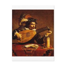 Small Medieval-bard-4 Postinvitations Front View