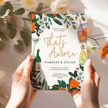 mediterranean italian greece lemon white wedding invitation