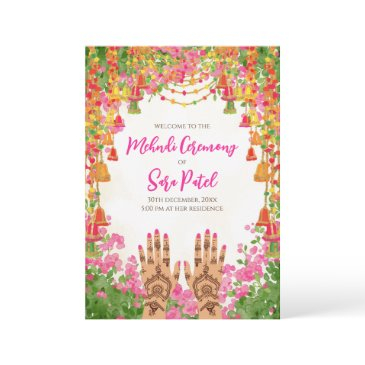 mehndi invitations & mehndi invites hindu wedding