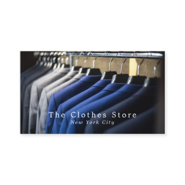 men's suits, men's clothing store business invitations