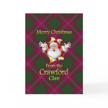 merry christmas from the crawford clan holiday invitations