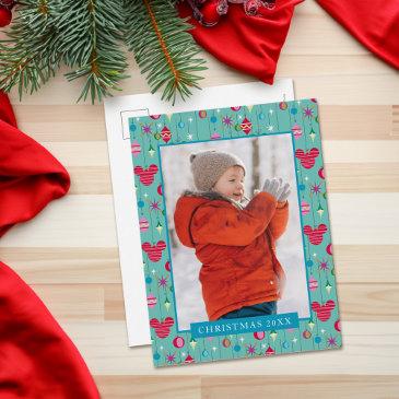 merry christmas | mickey retro holiday postinvitations