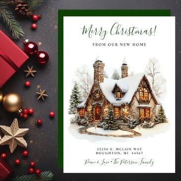 merry christmas new home moving announcement
