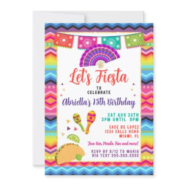 mexican fiesta taco party invitation