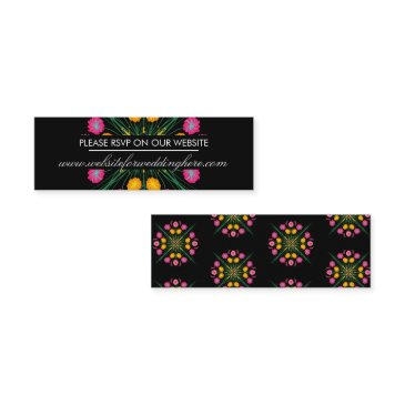 mexican hand drawn floral spanish website invitations