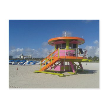 miami beach lifeguards beach patrol #01 postinvitations