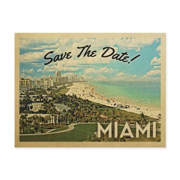 miami save the date florida city coast announcement postinvitations