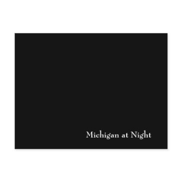 michigan at night postinvitations