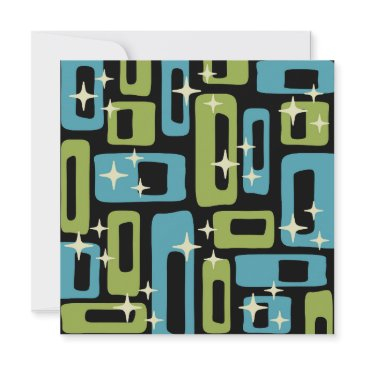 mid century modern abstract pattern announcement
