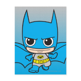 Small Mini Batman Running Postinvitations Front View