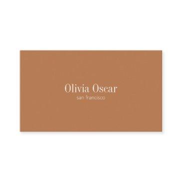 minimal simple terracotta white clean space modern business invitations