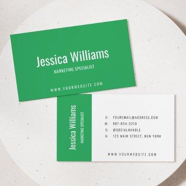 minimalist customizable professional green business invitations