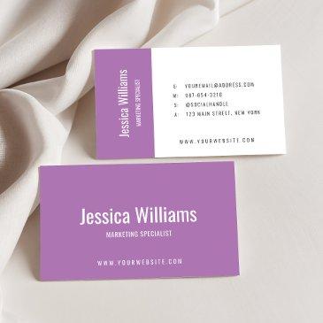 minimalist customizable professional purple business invitations