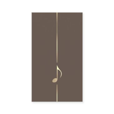 minimalist music eighth note business invitations