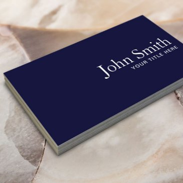 minimalist navy blue professional qr code plain business invitations