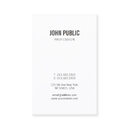Small Minimalist Professional Modern Design Elegant Business Invitations Front View