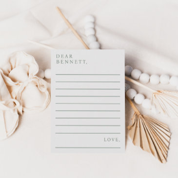 minimalist script time capsule baby shower invitations