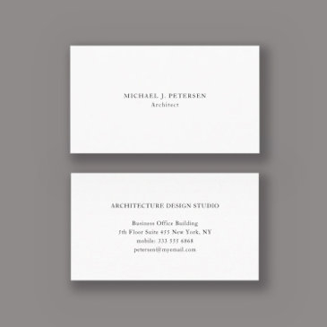 minimalist simple plain professional template business invitations
