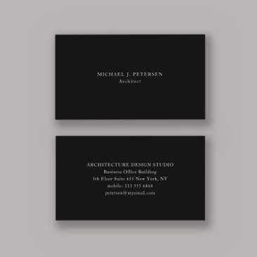 minimalist simple plain professional template business invitations