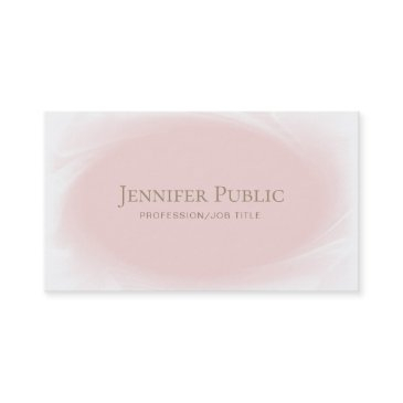 minimalist stylish design blush pink rose gold business invitations