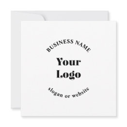 Small Minimalistic Retro-modern Template For Your Logo Front View