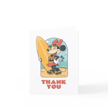 minnie mouse surf's up summer birthday thank you