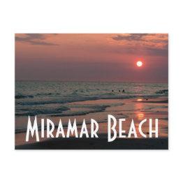 Small Miramar Beach Postinvitations Front View