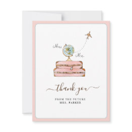 Small Miss To Mrs. Bridal Shower Flat Invitation Front View