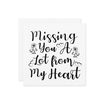 missing you a lot from my heart invitation