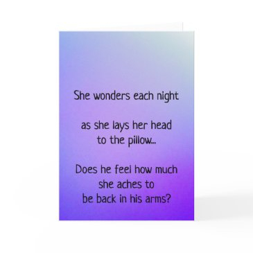 missing you each and every night holiday invitations