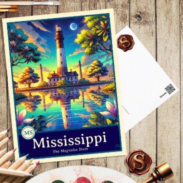 mississippi | anime style cel shaded postinvitations