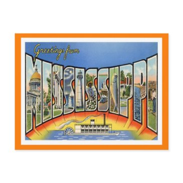 mississippi vintage travel postinvitations